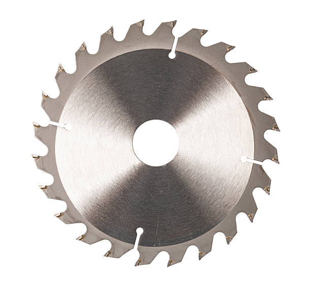 istock A circular saw blade with a serrated edge 2239555092