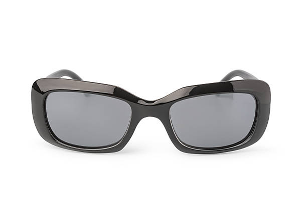 istock Stylish black sunglasses isolated on white background 2239555273