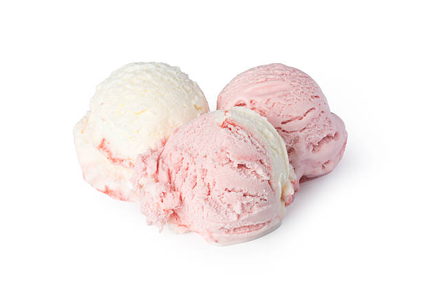 istock Three scoops of ice cream forming a delicious dessert 2239555427