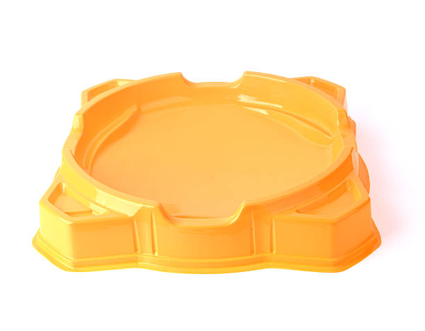 istock Orange Beyblade stadium isolated on white background 2239574134