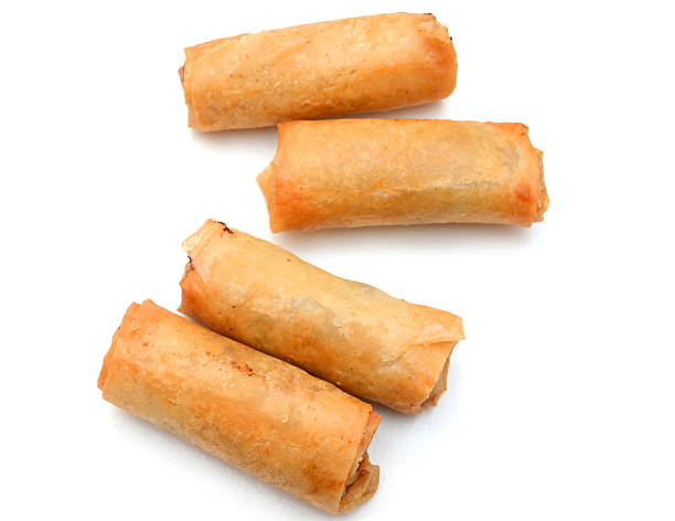 istock A eating of fried egg rolls food 2239581449