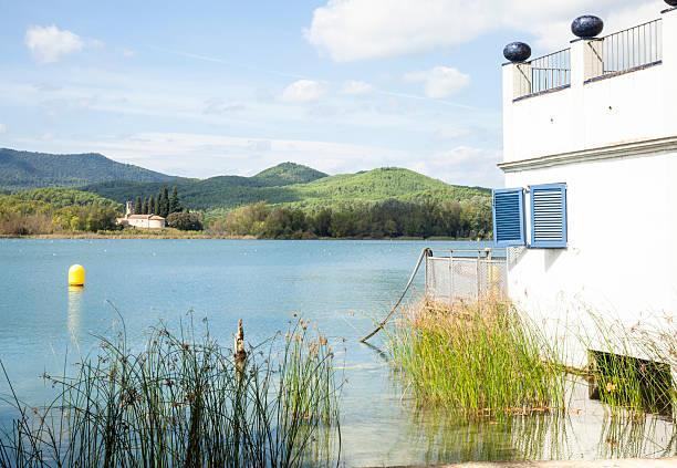 fishermen's house on Lake Banyoles
