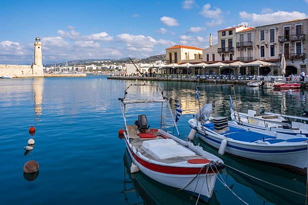 istock Old Venetian harbor of Rethymno, Crete 2239597274
