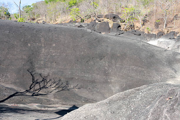 istock The unusual dark rock formation at the Vale da Lua in Chapada dos Veadeiros 2239609377