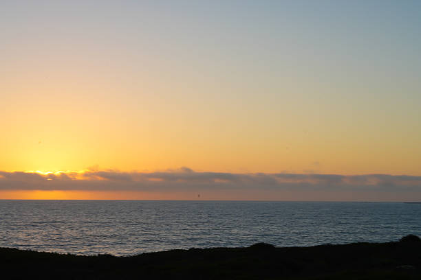 Landscape Ocean Sunset Pacific California