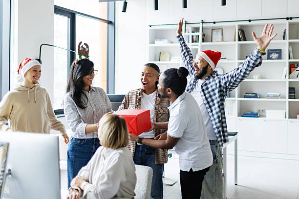 istock Christmas at the office 2239614700