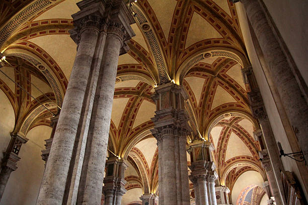 istock Cross vaults of Pienza Cathedral 2239617650