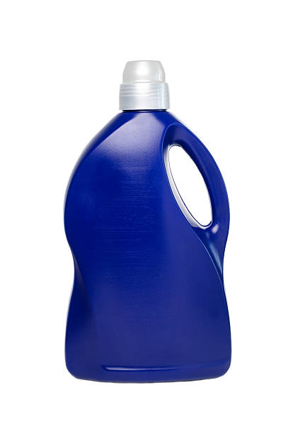 istock Blue Plastic Detergent Bottle on White Background Isolated Product 2239625097