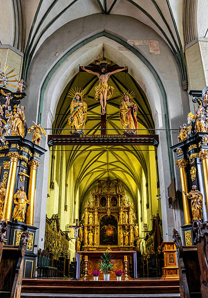 istock Medieval St. Nicholas cathedral in Gdansk 2239625107