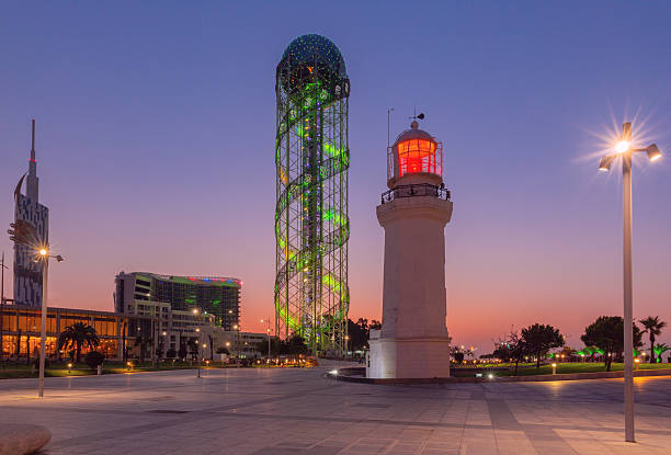 istock Lighthouse on Batumi seafront in Batumi Georgia 2239646859