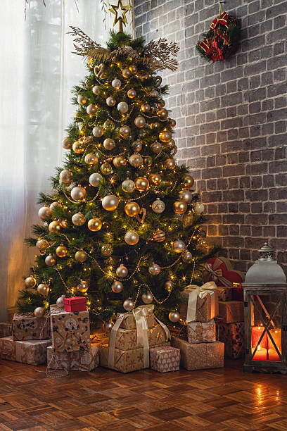 istock Decorated Christmas Tree at Home 2239646875