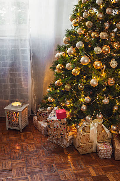 istock Decorated Christmas Tree at Home 2239646879
