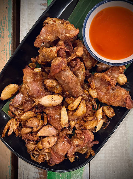 Deep-Fried Pork Ribs with Garlic