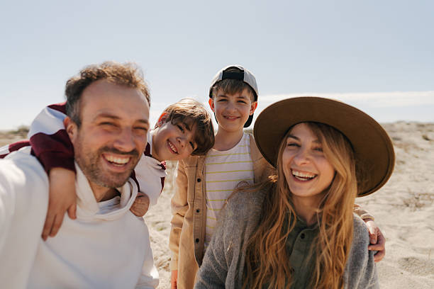 istock Family selfie on the local beach 2239690080