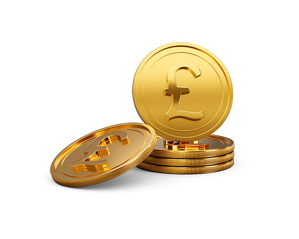 istock 3d Stack Of Golden British Pound Coins Shiny Rounded Coins Stack On White Background 3d Illustration 2239692660