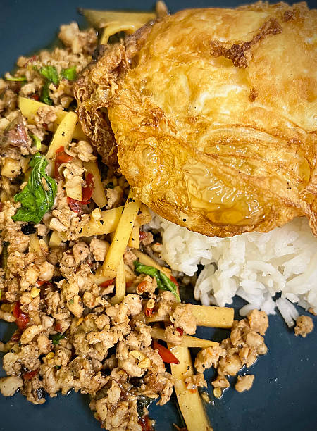 istock Stir-Fried Pork with Bamboo Shoots and Egg Rice 2239699327