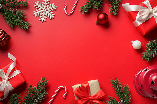 istock Christmas greeting card on white background. 2239700381