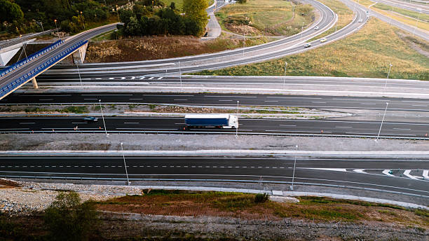 istock Truck on a highway 2239701015
