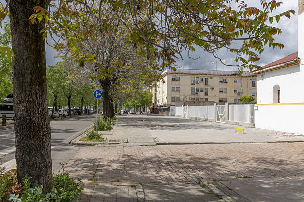 istock A wide street with wide sidewalks 2239704339