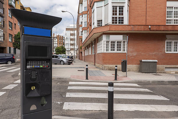 istock A controlled parking meter on a street 2239704552