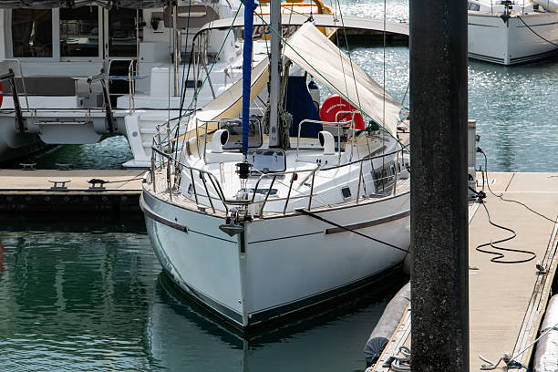istock yacht moored at the marina 2239706511