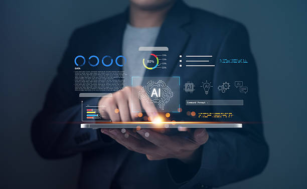 istock AI business agents empowering data-driven decisions, with a businessman using a digital tablet displaying artificial intelligence analytics and performance dashboards in a modern corporate setup. 2239707046