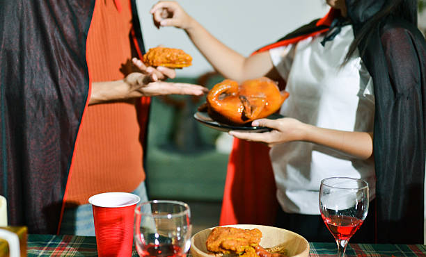istock People having fun at Halloween party 2239719877