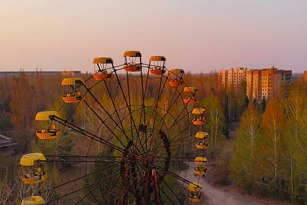 istock Ghost town Pripyat near Chernobyl NPP, Ukraine 2239722775