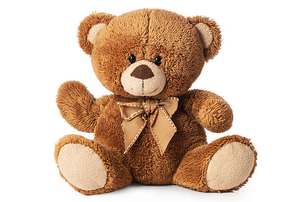 istock Teddy bear plush toy for kids isolated on white background 2239723122