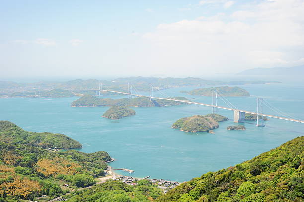 istock Beautiful Japanese sky, sea and mountains 2239724152
