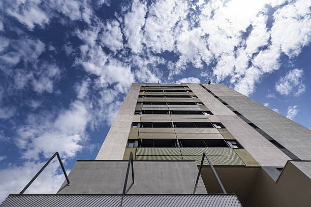 istock Contrast image of a new residential building 2239724963