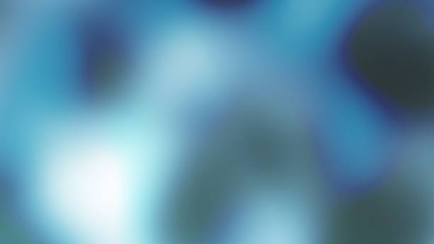 istock Digital blue grainy gradient with a soft noise effect. A unique blend of vintage vibes and lo-fi VHS Glitch Texture. 2239726507