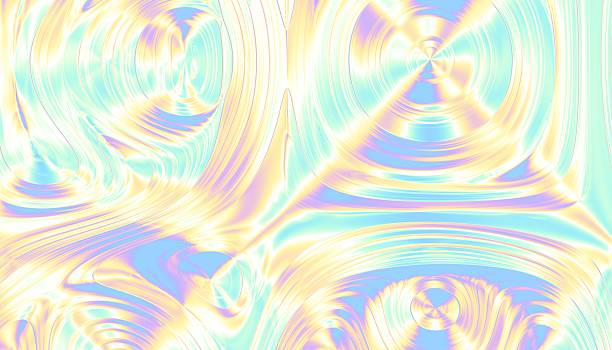 Light Rainbow Plastic or Glass. Holographic Rainbow foil