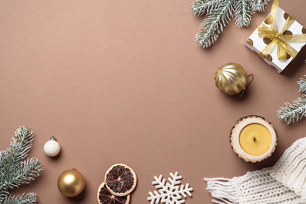 istock Mocha Mousse trendy color 2025 winter background. 2239726788
