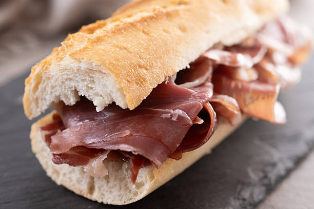 istock Traditional Spanish Serrano Ham Sandwich 2239730784