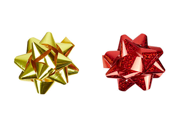 istock gold and red gift ribbon knot isolated on white 2239732059