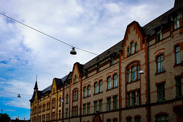 Low angle view of a building against sky