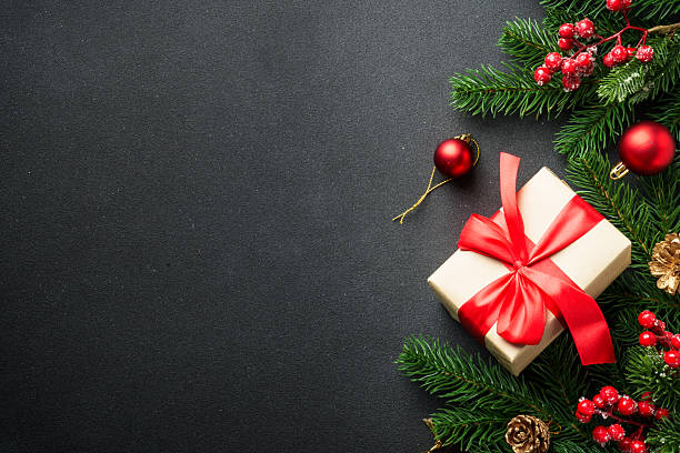 istock Christmas flat lay background with holiday decorations. 2239747132