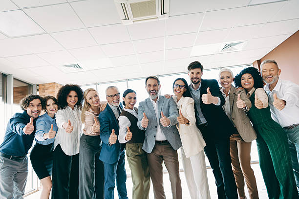 istock Professional business team collaborating harmoniously with diversity in a corporate office environment showcasing teamwork 2239747998