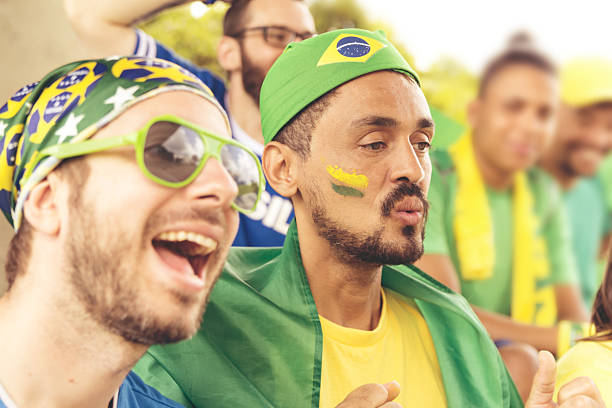 istock Brazilian supporters on stadium bleachers. 2239759356