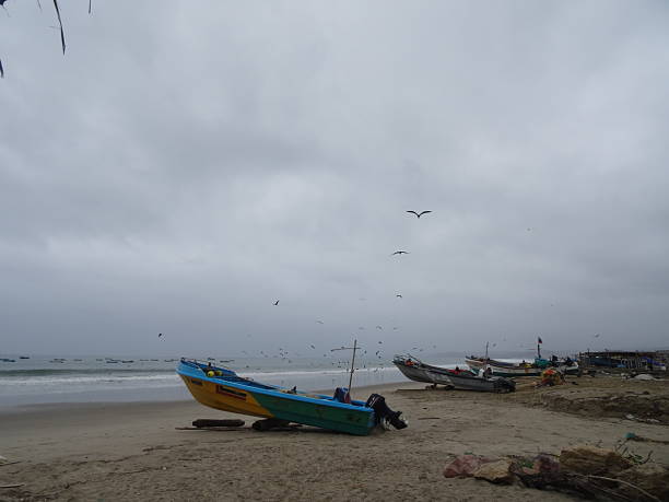 istock Fishing Boats on the Beach - 2239770734