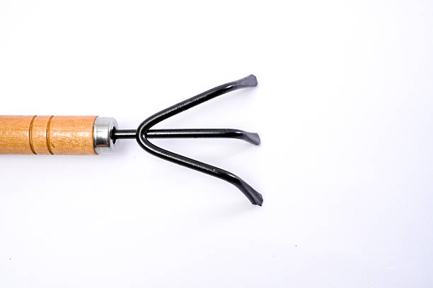 istock Mini Garden Tools with Wooden Handle on White Background 2239770922