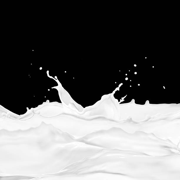istock Milk Splash With Beautiful Droplets and Swirl 2239779922