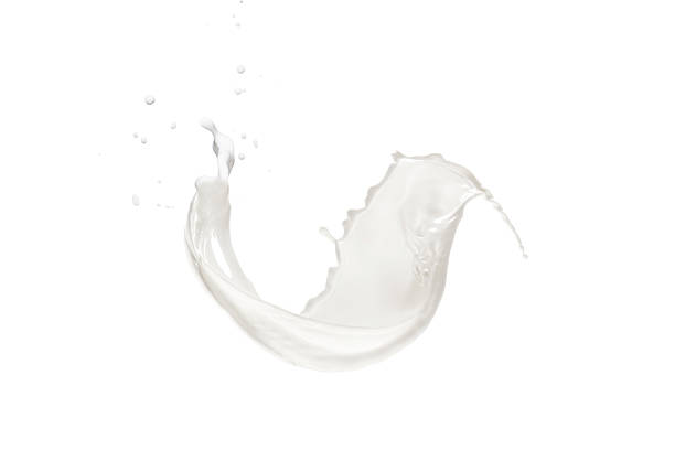 istock Milk Splash With Beautiful Droplets and Swirl 2239779938