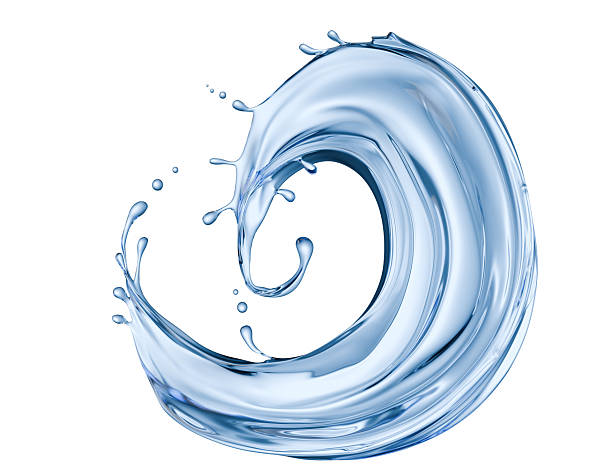 istock blue water splash isolated on a white background. 3d render 2239782286