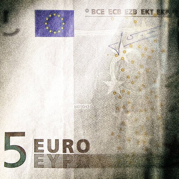 Conceptual European Union Paper Currency Euro