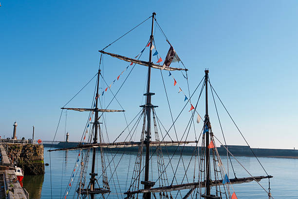 Aberdeen, Scotland - July 18th, 2025: Sailing Ship \