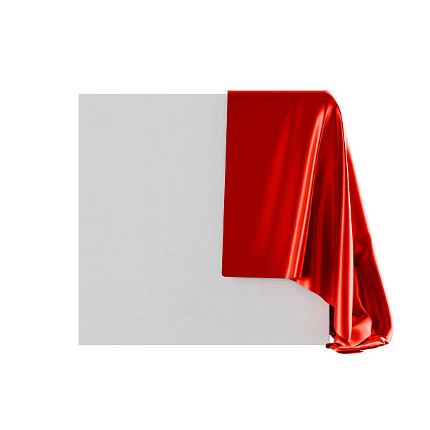 istock silky satin cloth covering white canvas artboard 2239811204