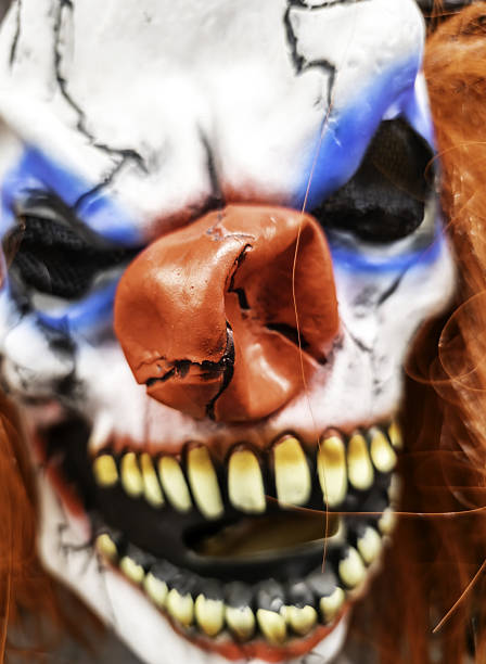 Detail of a terrifying Halloween costume