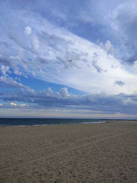 istock Sand, sea, and blue sky. 2239815278